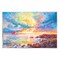 Stupell Industries Mediterranean Sunset Coast Wall Plaque Art